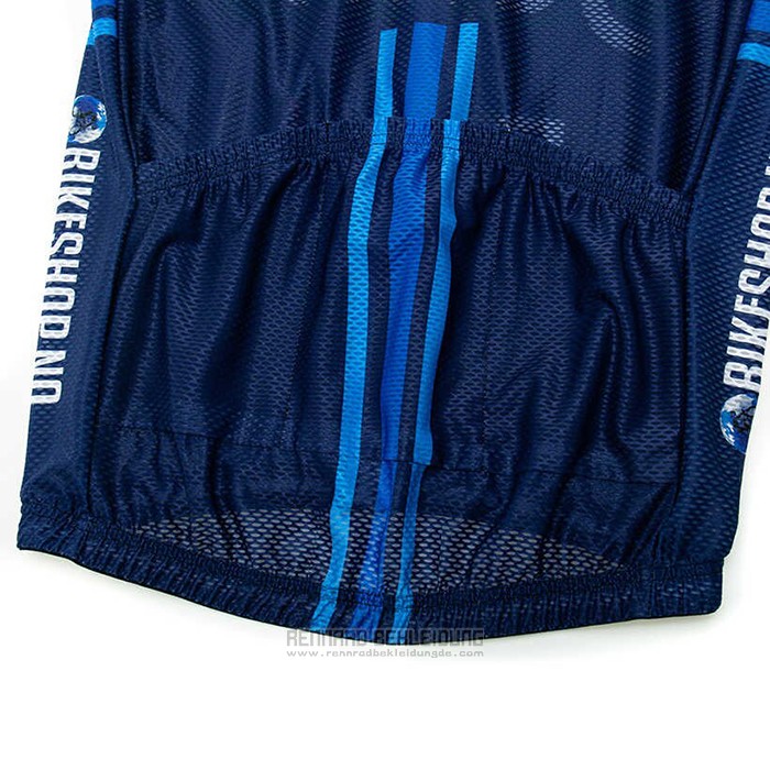 2020 Fahrradbekleidung Joker Fuel Blau Trikot Kurzarm und Tragerhose